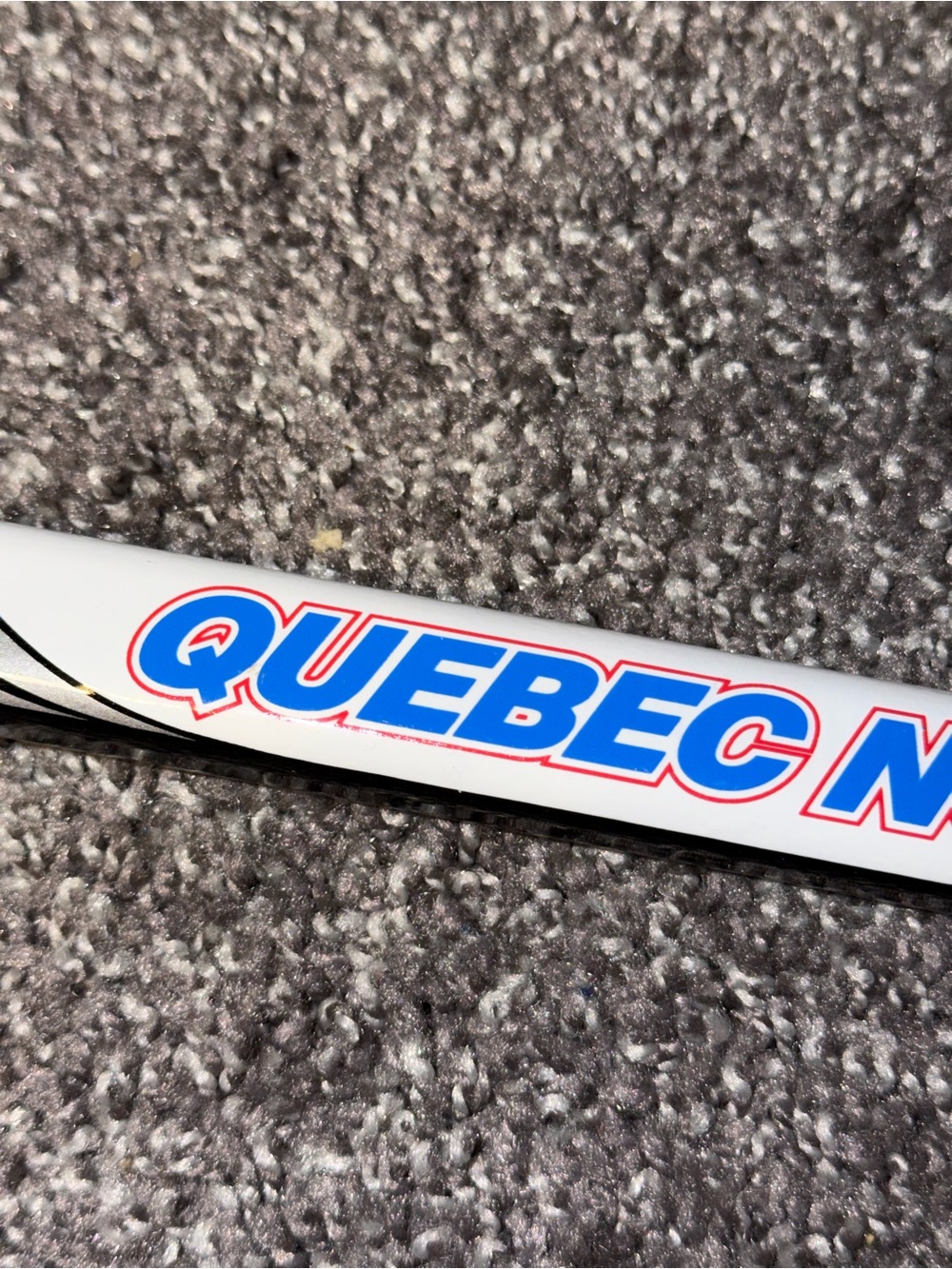 NHL Vintage Hockey Sherwood Quebec Nordiques Mini Composite Stick Collectible Us - Picture 12 of 16